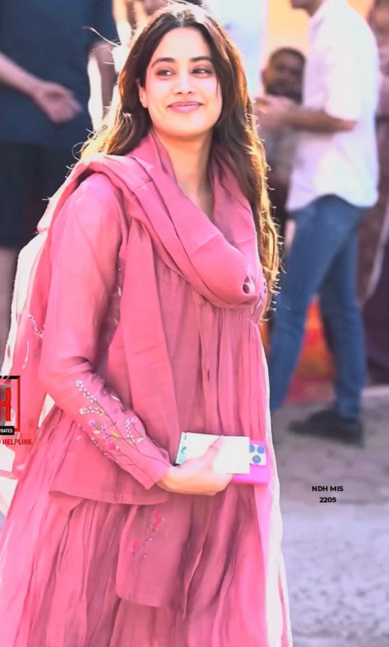 Kurta with Matching Pants and Plain Dupatta Set